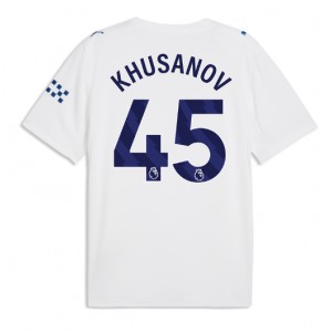 Manchester City Abdukodir Khusanov #45 Jalkapallovaatteet Kolmaspaita 2026-27 Lyhythihainen
